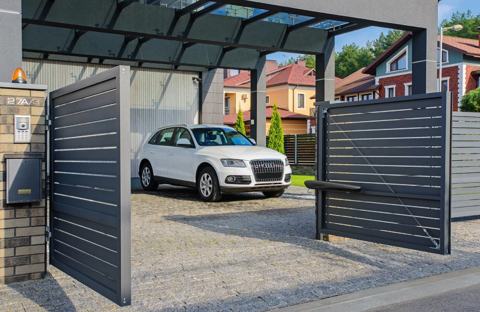Купить Уличные распашные ворота