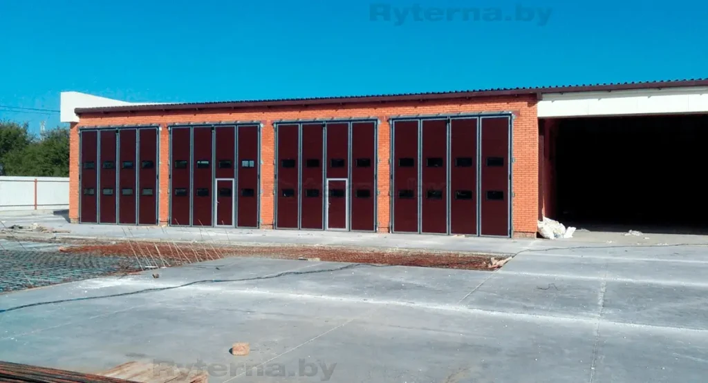 Купить Складчатые промышленные ворота Ryterna 6000×4000 мм