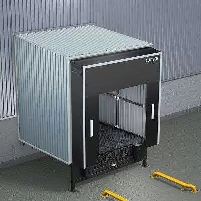 Купить Перегрузочный тамбур ALUTECH DH 2500×3400 мм, обшивка профлистом, 90°